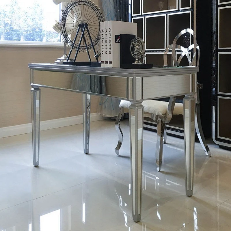 Mirror Computer Desk Mirror Neoclassical Postmodern Desk