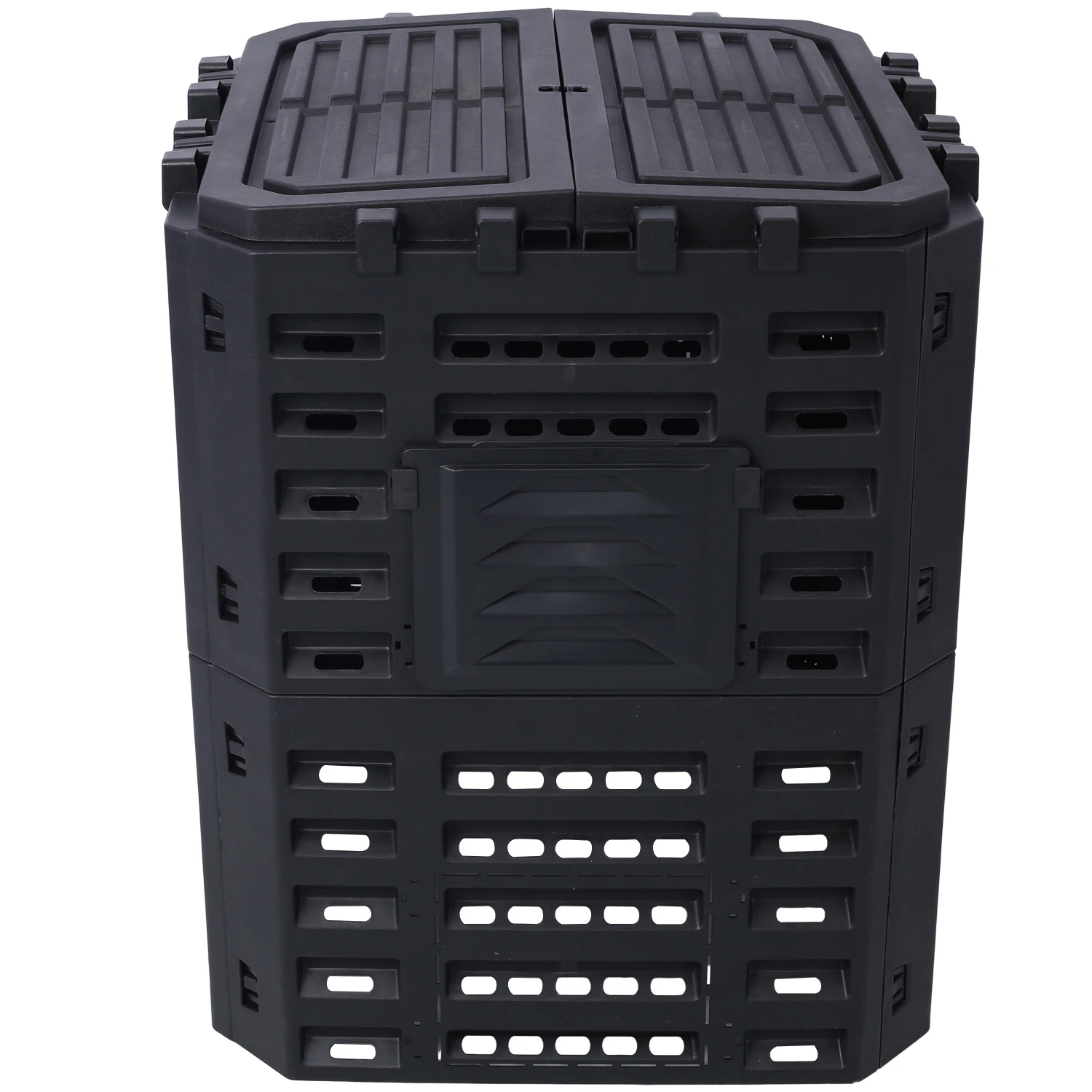 Recycled Plastic Garden Composter Bin - 90 Gallons - Create Fertile Soil