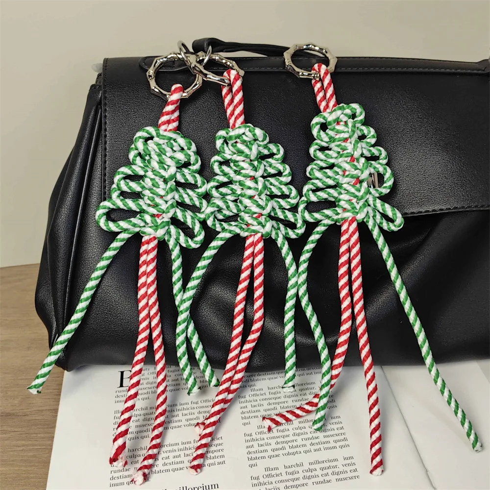 Camera Bow Keychain Braided Rope Charm Bag Pendant Brown Cortical Dachshund Pendant Versatile Lanyard miu miu Bag Accessories