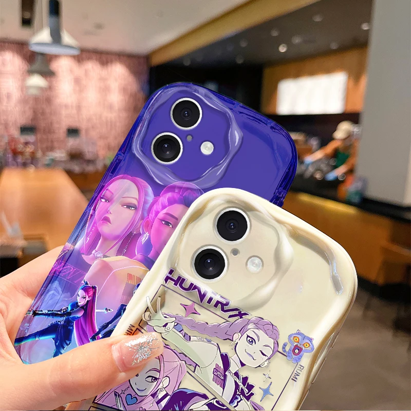 KPop Demons Hunters Clear Case For iPhone 17 Air 16E 16 15 14 Plus 13 12 11 Pro Max SE 2020 SE4 7 8 Silicone Shockproof Cover