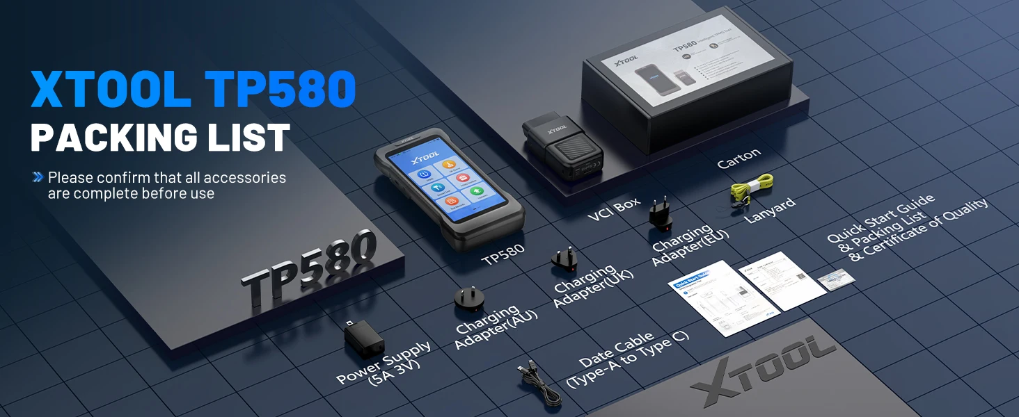 2026 XTOOL TP580 TPMS-Diagnosetool VS TP150, Allsystem-Automobilscan (nicht nur TPMS), 22+ Reset-Funktionen, fortschrittliche TS100PRO-Sensorprogrammierung, lebenslange kostenlose Updates, 315/433MHz-Sensoraktivierung/-Neuanlernen und OBD-Neuanlernen, Typ-Programmierwerkzeuge – Detail 15