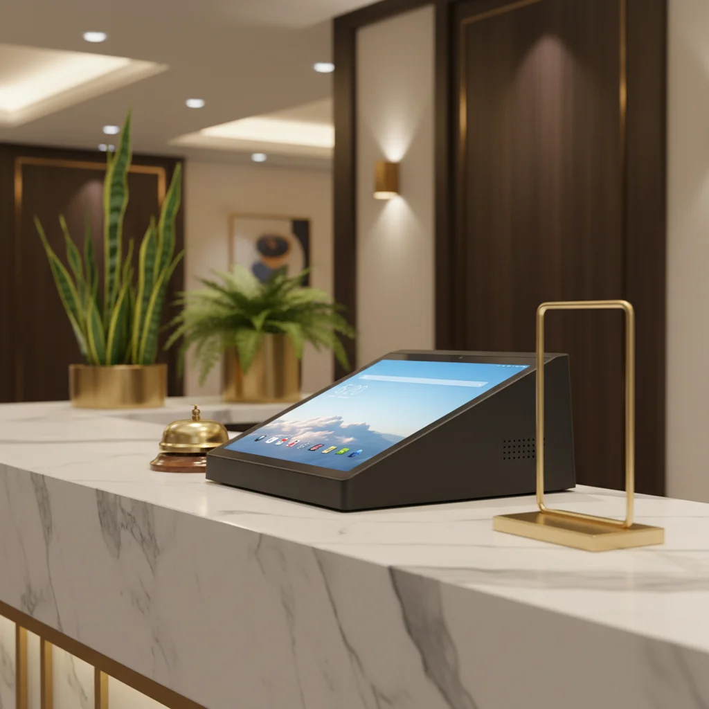 New 10.1 Inch A133 Android 10 Industrial Tablet Desktop Horizontal Touch Screen Computer Hospital Bank Queue Calling System