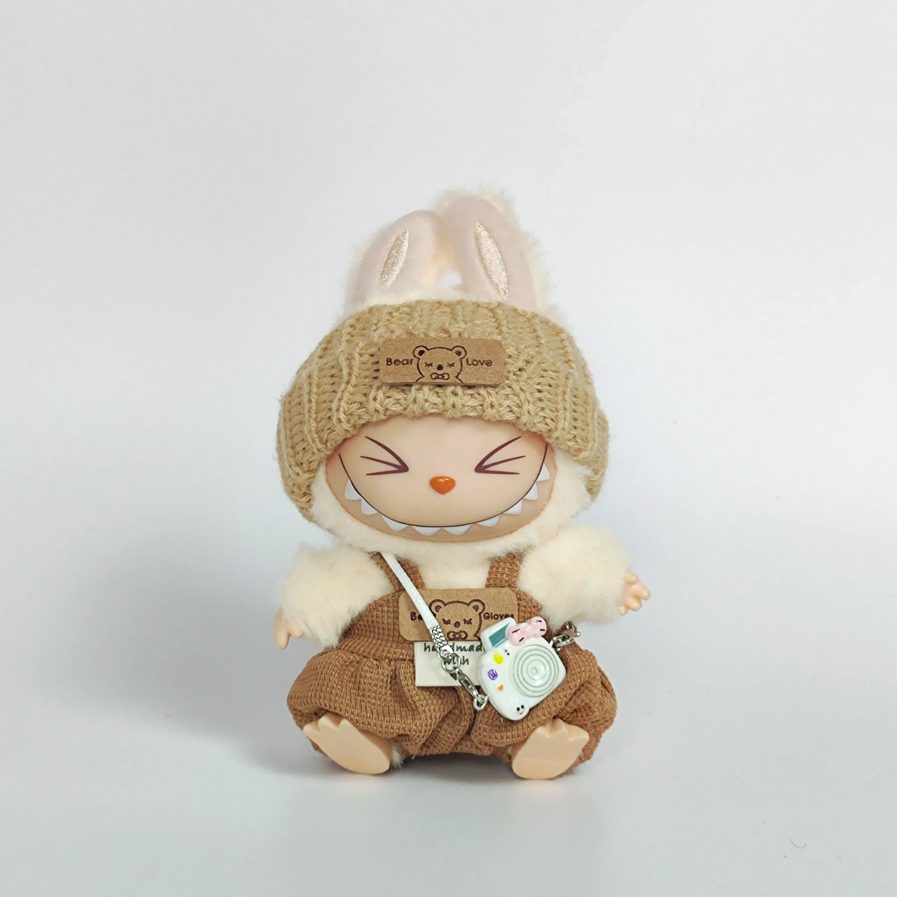 

Clothes For labubu clothes outfit Plush Macaron Cute Clothing DIY Kid Gift Dog Clothes Hair accessories v1v2 clothes