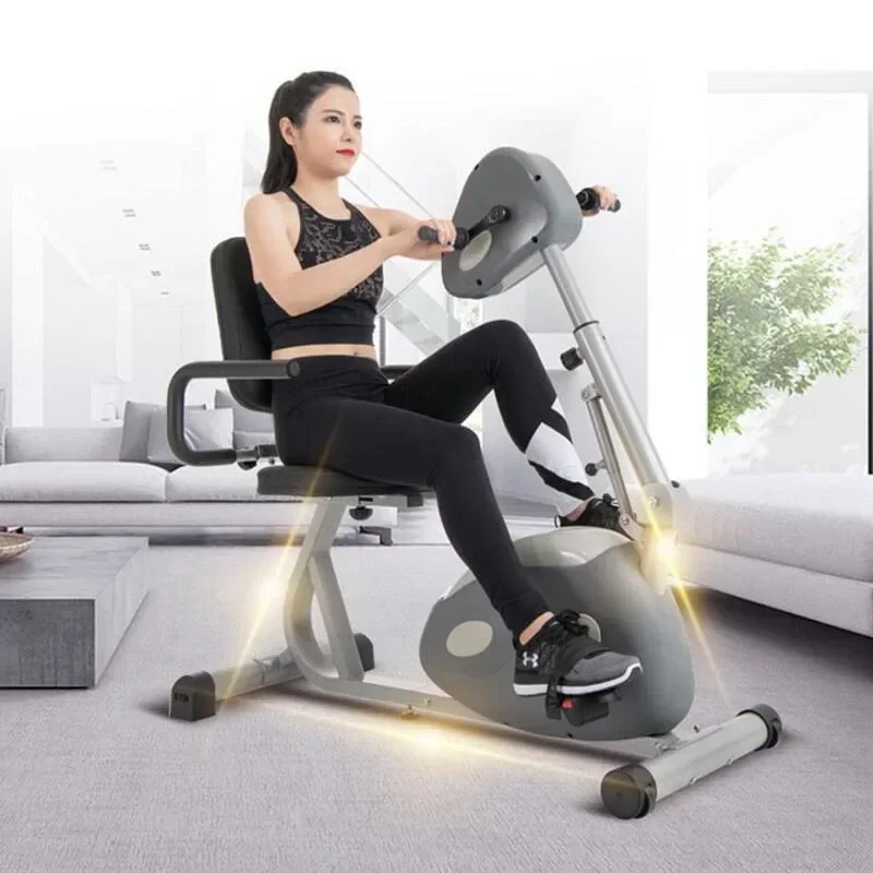 Electric Exercise Equipment with Gloves and Foot Covers for Elderly, Upper and Lower Limb Rehabilitation Training Bike