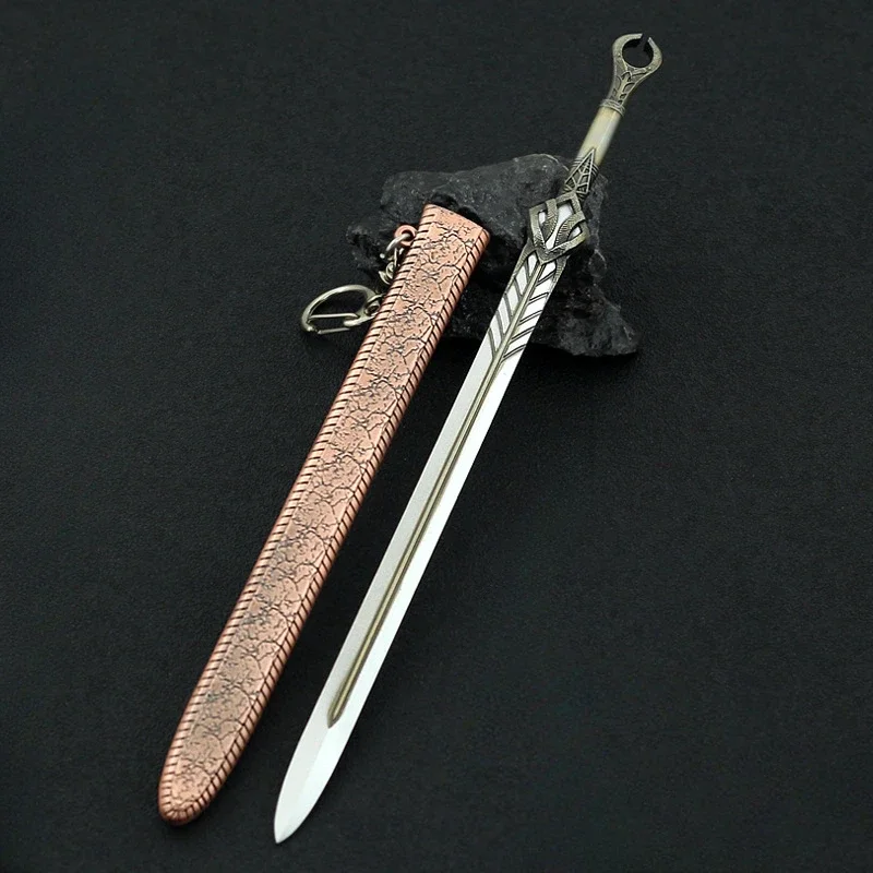 22cm God of War Weapon Ingrid Sword Odin Sentient Game Peripherals Ragnarok Kratos Samurai Crafts Ornament Collections Gift Toys