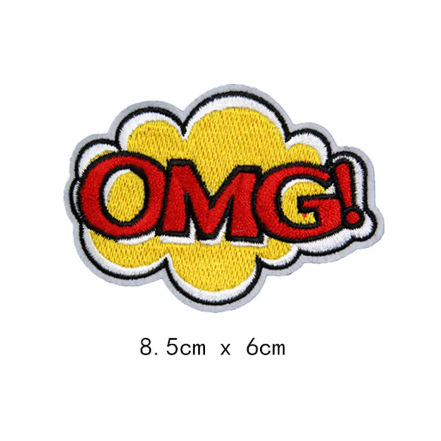 Letter Badges Embroidery Patches For Clothing Thermoadhesive Iron On Patch DIY Sewing Clothes Applique Stickers Accessories