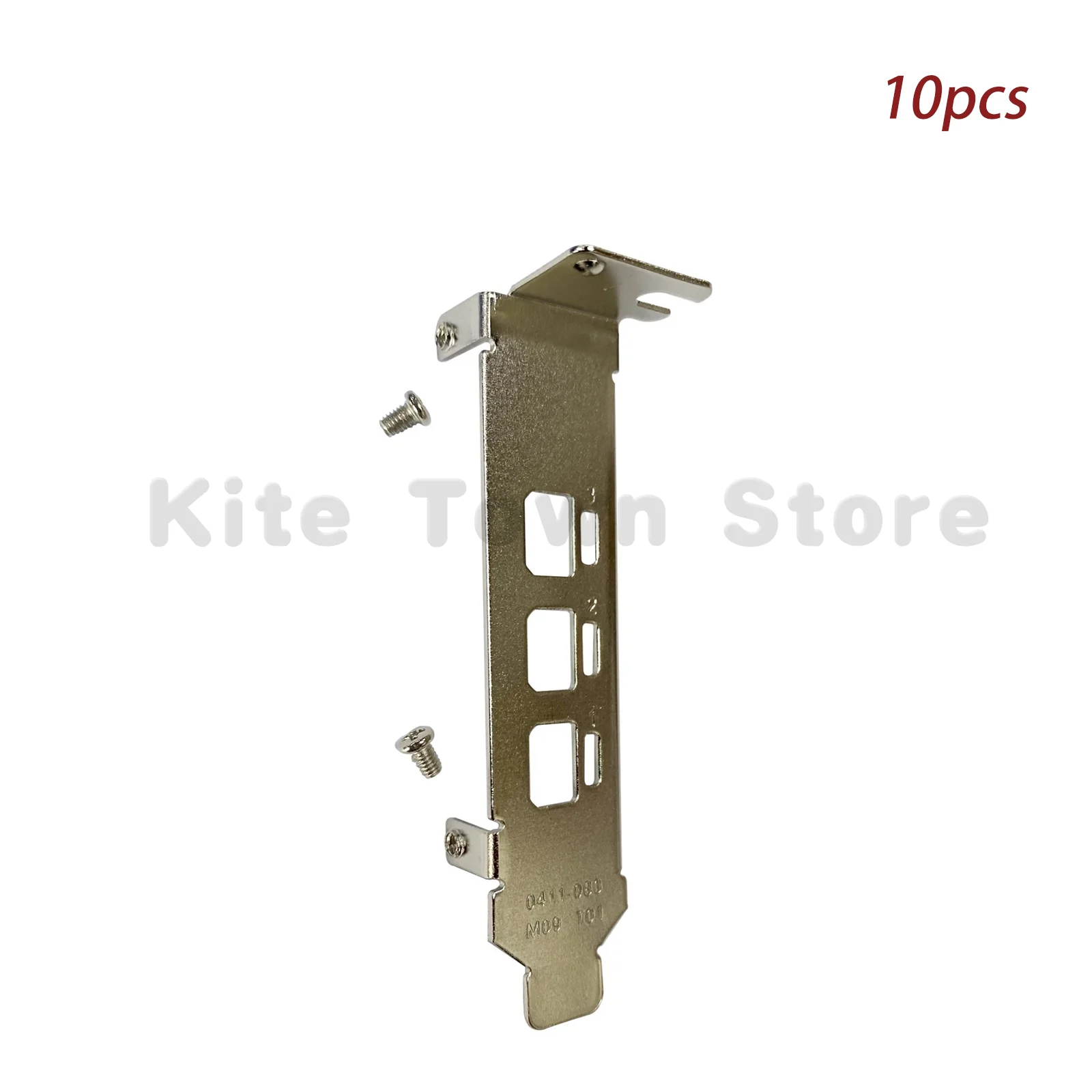 10-Pack 3-Port Short Bracket for NVIDIA Quadro P400 T400 2G mini DP*3 Port Graphics w/2x Screws