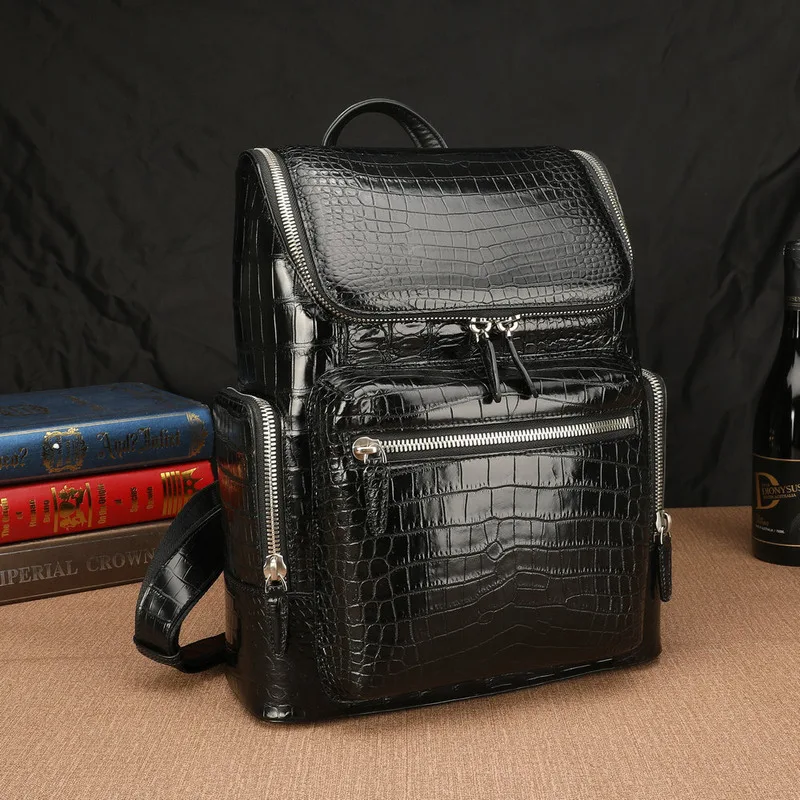 

Fashionable British Style Men's Large Capacity Outdoor Travel Bags Business Leisure Backpack Men's Business Travel Shoulder Bags