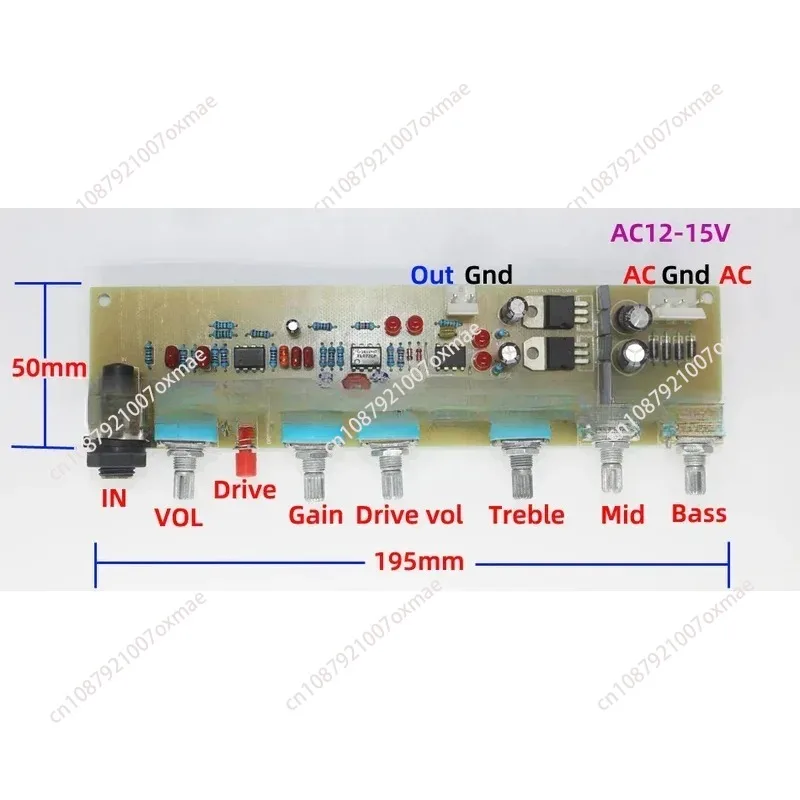 Guitar Amp Tuning Driver Overload Distortion Preamp Board