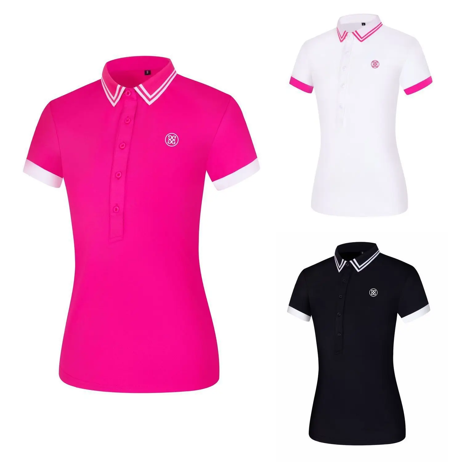 

Versatile Women's Golf Top, Comfortable Slim-Fit Crew Neck Tee, Quick-Dry & Breathable for Sport & Style