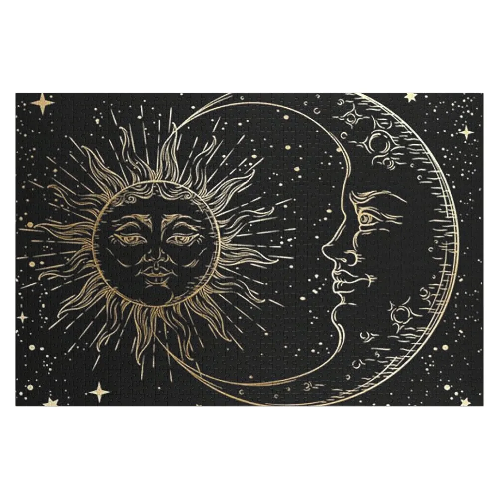 

Universe - Sun & Moon Jigsaw Puzzle Wooden Jigsaws For Adults Animal Custom Name Wood Diorama Accessories Puzzle
