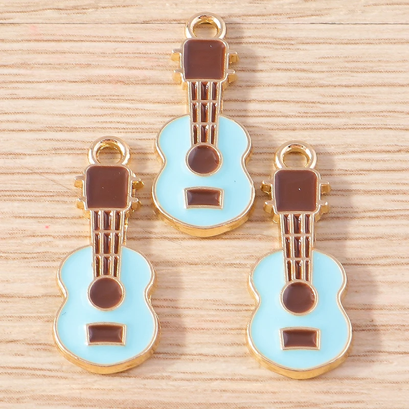 10 stücke Nette Blaue Farbe Emaille Tier Vogel Pinguin Katze Blume Charms Anhänger für Schmuck Machen DIY Ohrringe Halsketten Handwerk geschenk – Detail 22