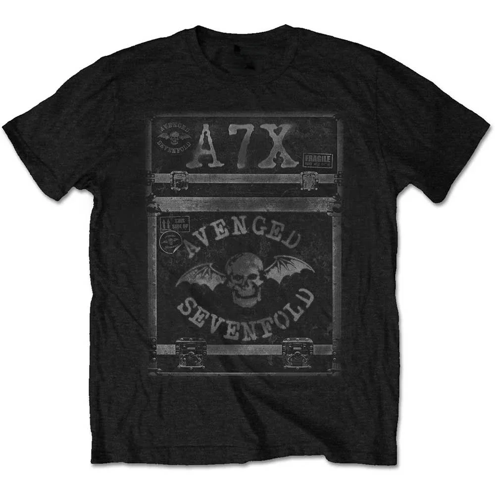 Klassisches Death Bat Avenged Sevenfold Band T-Shirt aus Baumwolle mit Grafikdruck für Männer und Frauen, Sommer-Streetwear – Detail 5