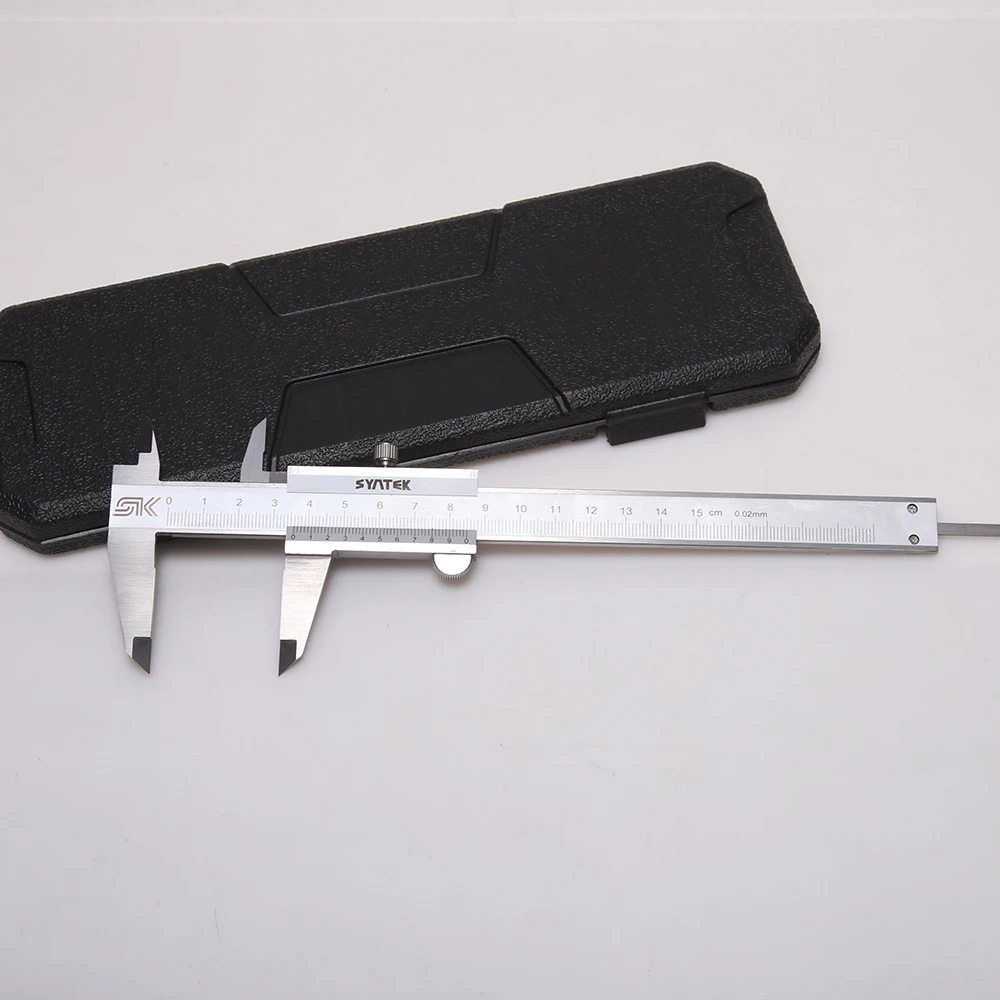 Suwmiarka noniuszowa ze stali nierdzewnej klasy przemysłowej 0-150/200/300mm wysoka precyzja 0,02mm zintegrowana suwmiarka narzędzie pomiarowe — zdjęcie 5