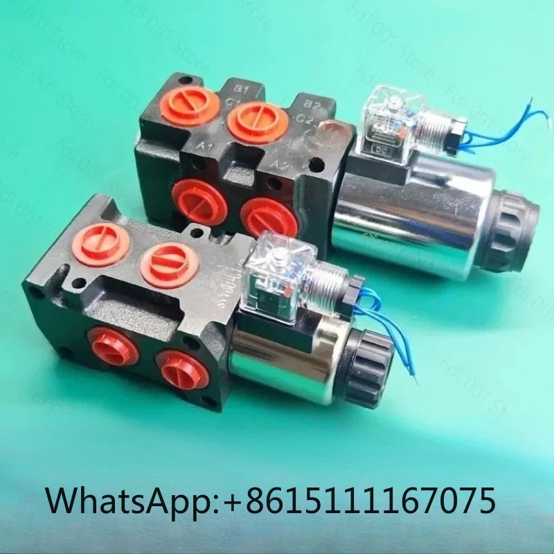 SVV06/SVV09 Solenoid Diverter Valve, Hydraulic Multi-Way Directional Control, 12V/24V