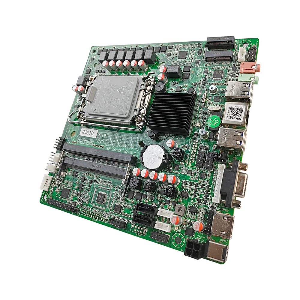 For Cost-Effective New OEM Intel H610 LGA1700 Micro ATX DDR4/DDR5 SATA Motherboard 12th/13th Gen Gaming Desktop PCs