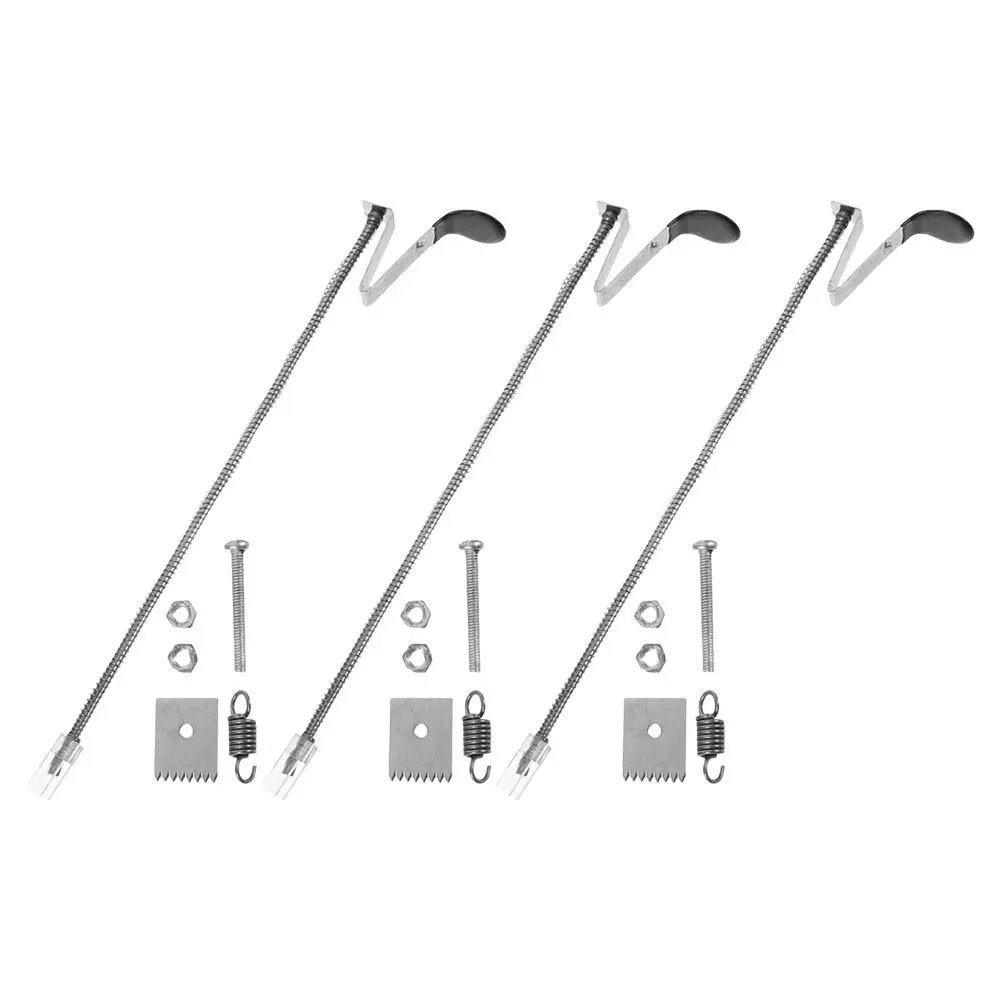 

3Sets Plant Tying Machine Accessories Kit High Efficiency Stainless Steel Blades Springs Push Pins for Agriculture Crop Vine