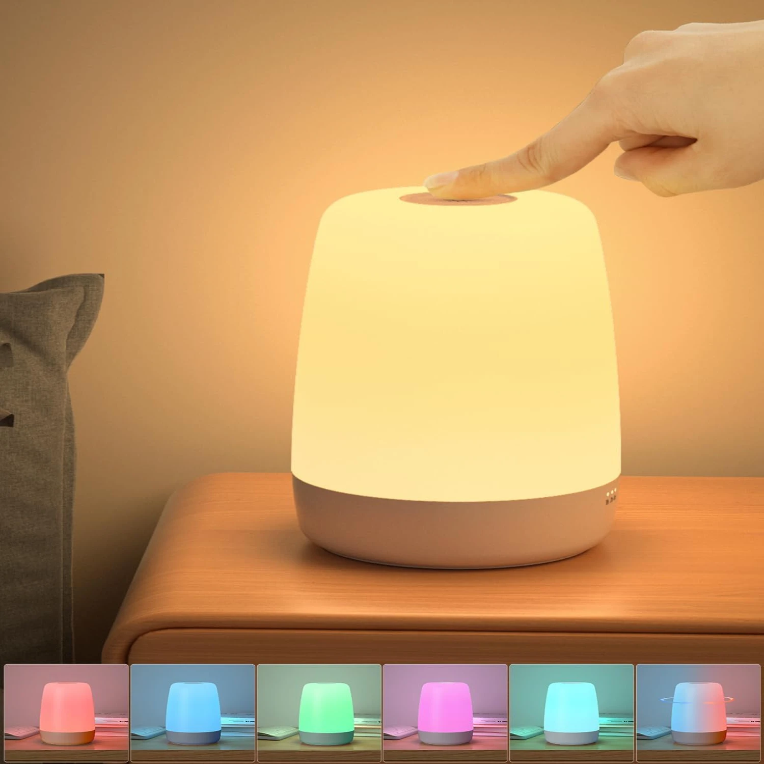 

Comfortable, Luxurious, and Modern Rechargeable Night Light for Bedroom and Nursery - Create a Relaxing Atmosphere with Stunning