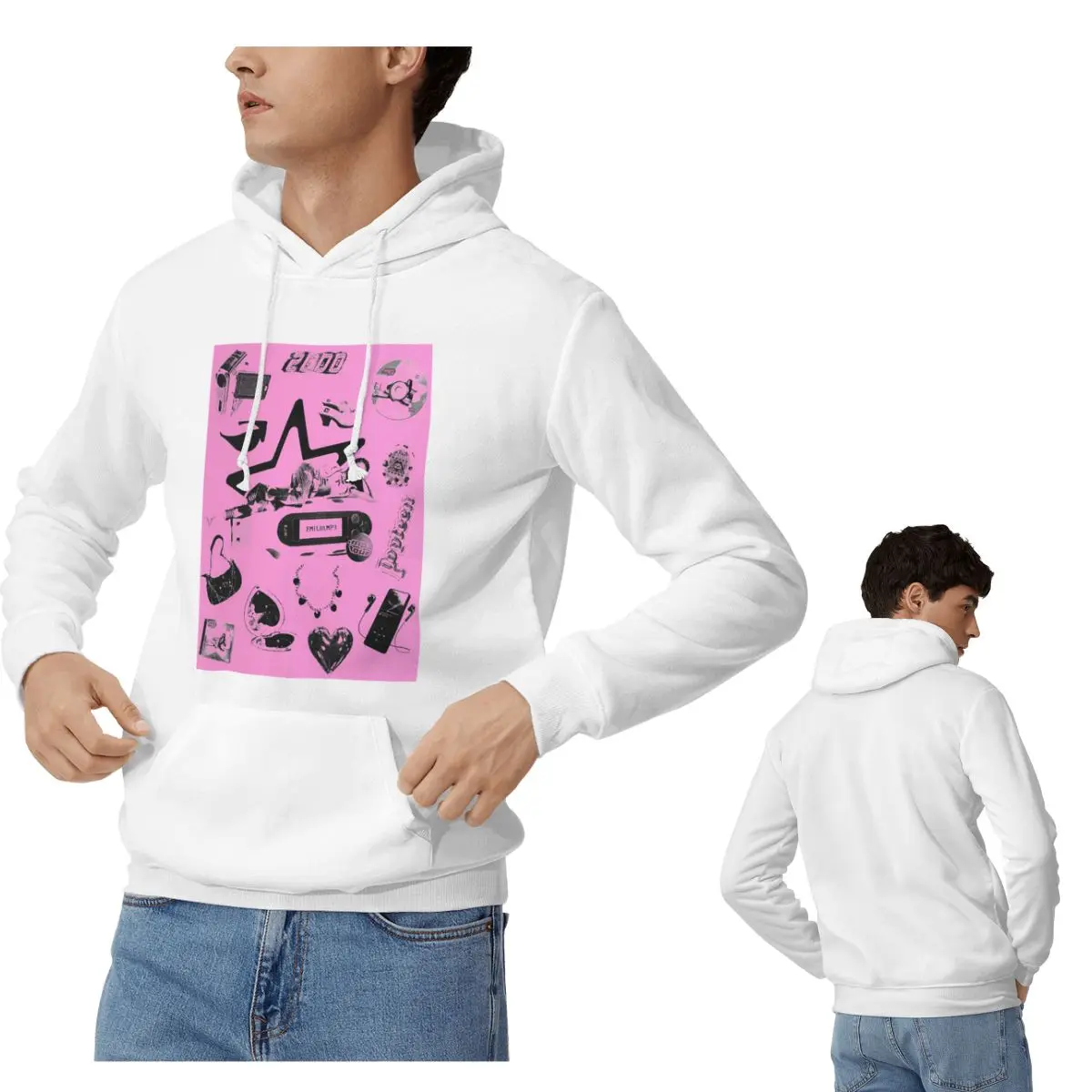 

Emilia Mernes Y2k Elements толстовки мужские и женские повседневные пуловеры толстовка модная уличная одежда с длинными рукавами осень-зима