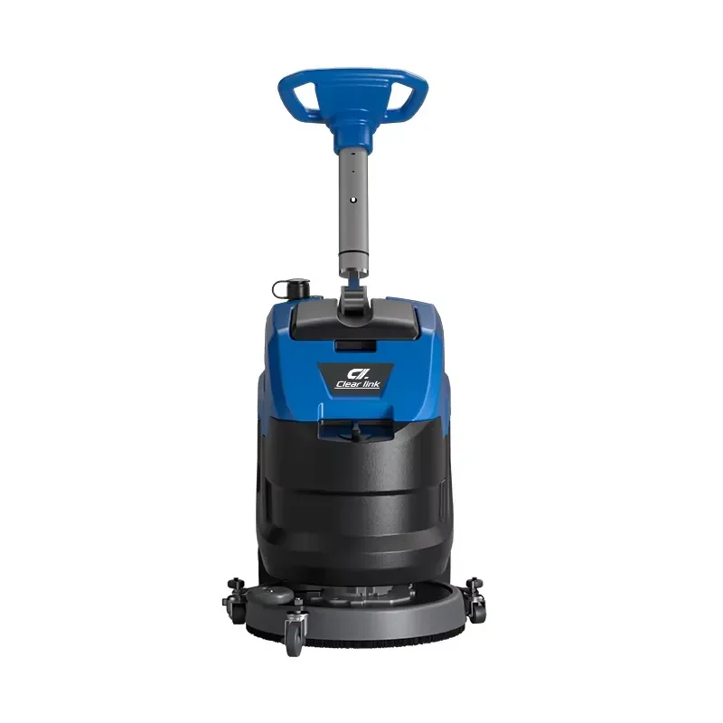 Portable Electric Floor Scrubber Hand Push Mop for Tile PVC Epoxy Folding Handle Dual Voltage Home Cleaning Machine Easy