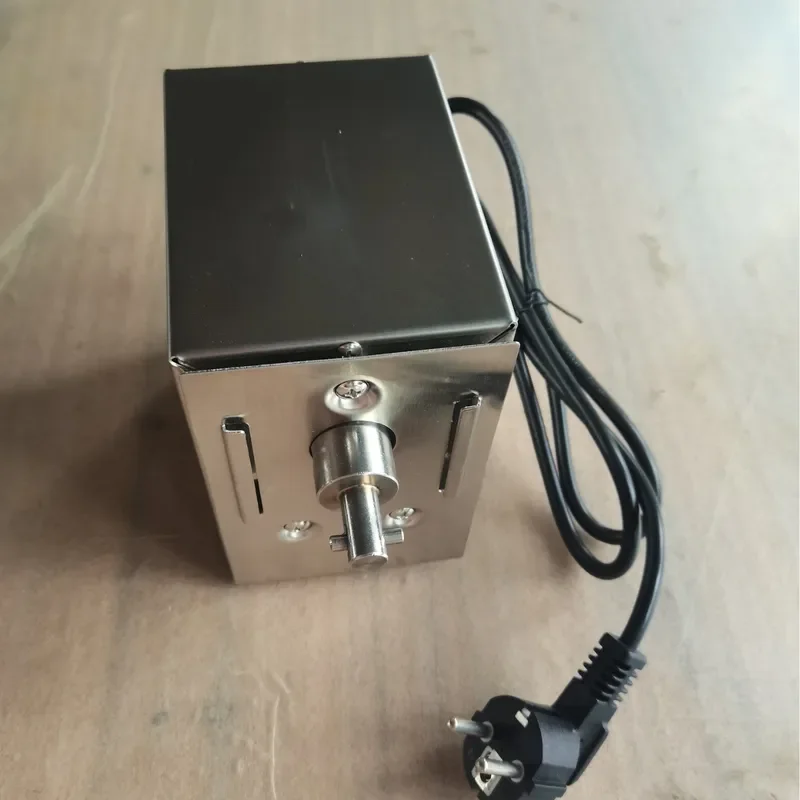 Stainless Steel Whole Lamb Roasting Motor Kit for Camping BBQ Grill Heavy Duty Rotisserie Spit Machine Outdoor Cooking Tool