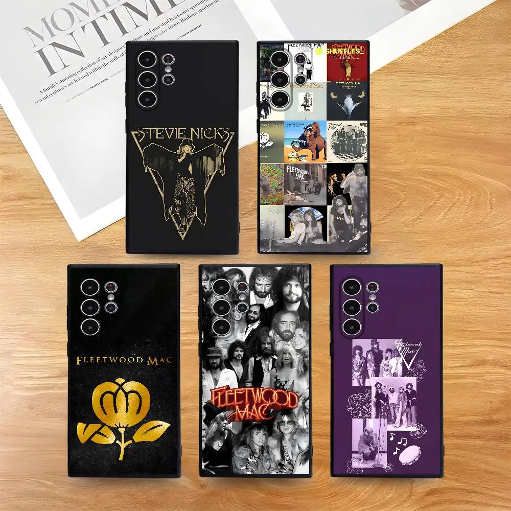 

F-Fleetwood Rock Band Mac Phone Case for Phone S series s21 s22 s23 s24 s25 FE Plus Ultra TPU Soft to Skin-friendly case