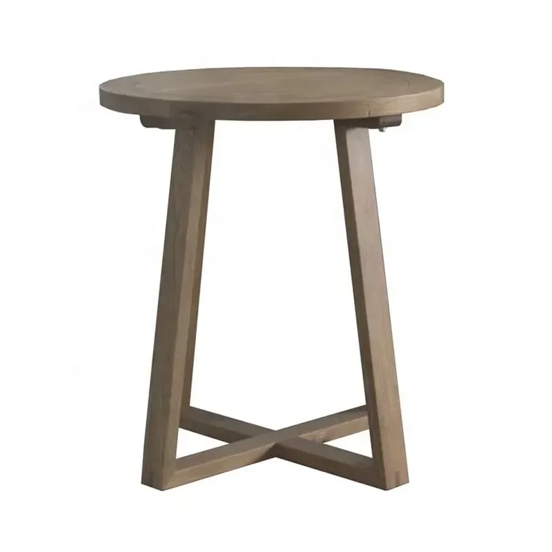 D1900 Mid-Century Modern Solid Wood Coffee Table End Side Table for Living Room Dining Area Small Spaces