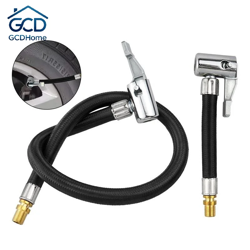 Car Tire Air Pump Hose Adapter Sturdy Twist Extension Tube Compatible with Most Air Compressors