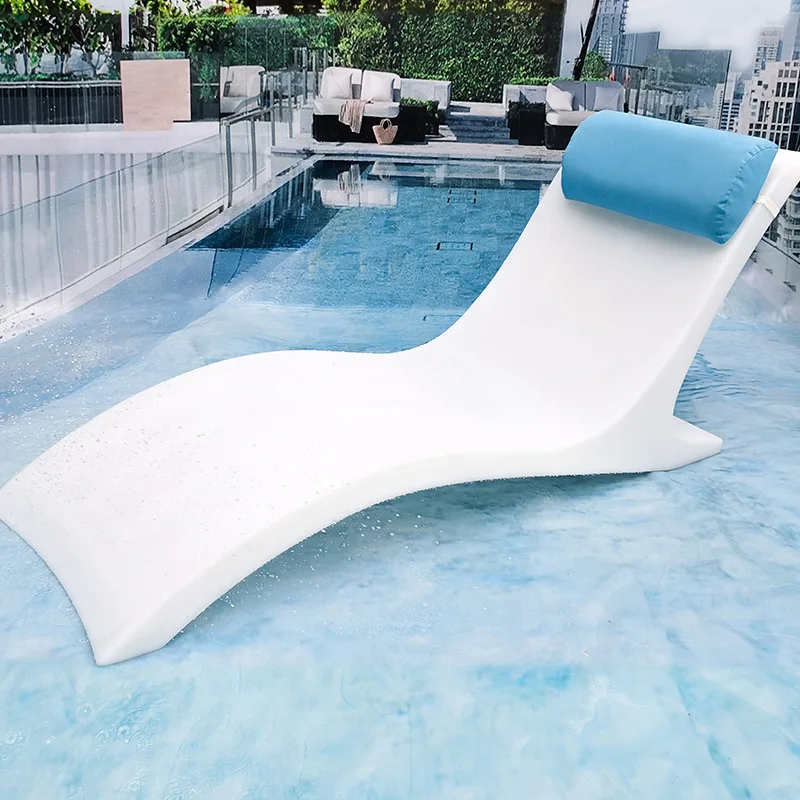 

Swimming Pool Water Leisure Chair Plastic Outdoor Beach Chair Outdoor Pool Lounge Chair Waterproof and Sunscreen