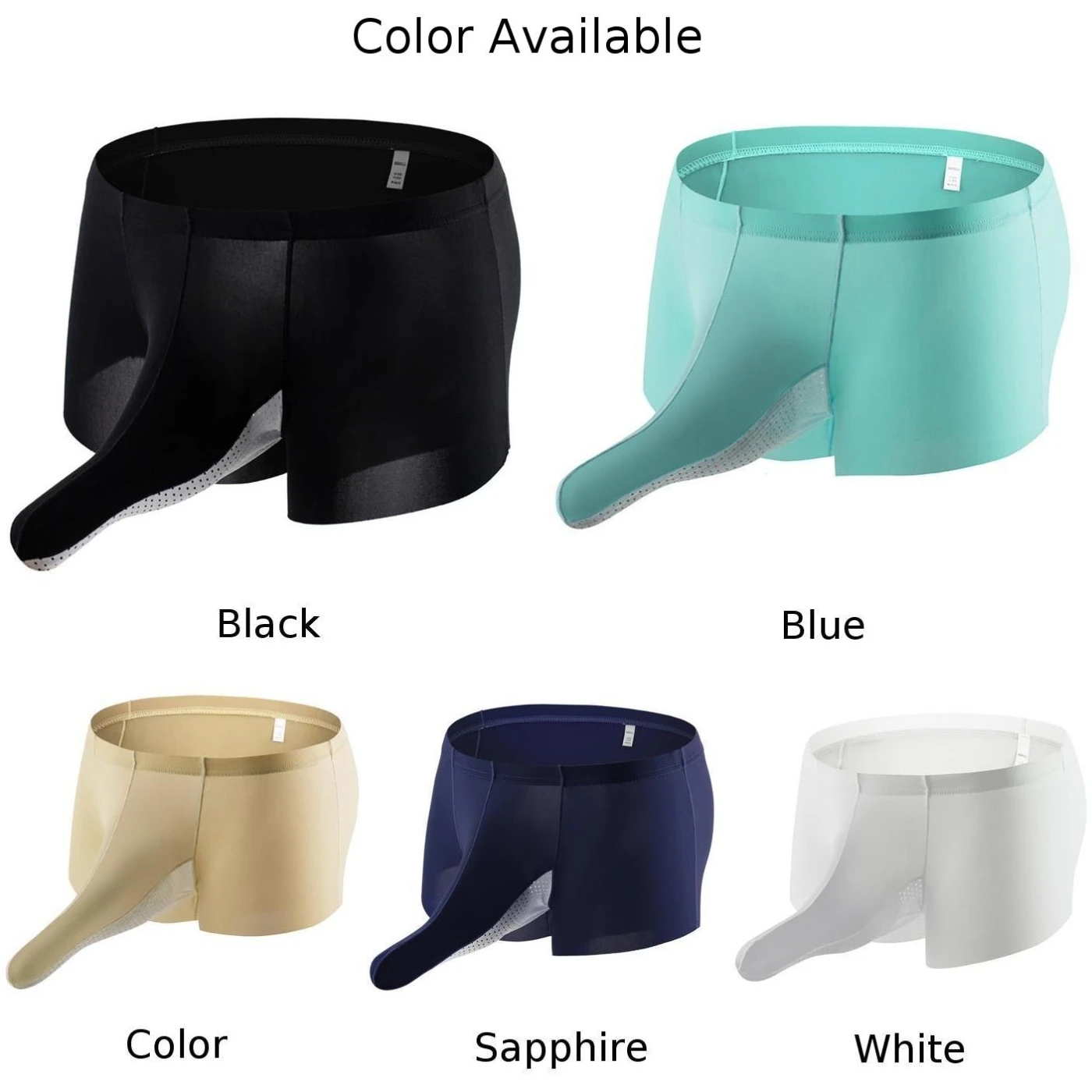 Pakaian dalam petinju Bikini celana dalam bersirkulasi kantong celana dalam hidung celana elastis seksi celana dalam jaring sutra es gajah