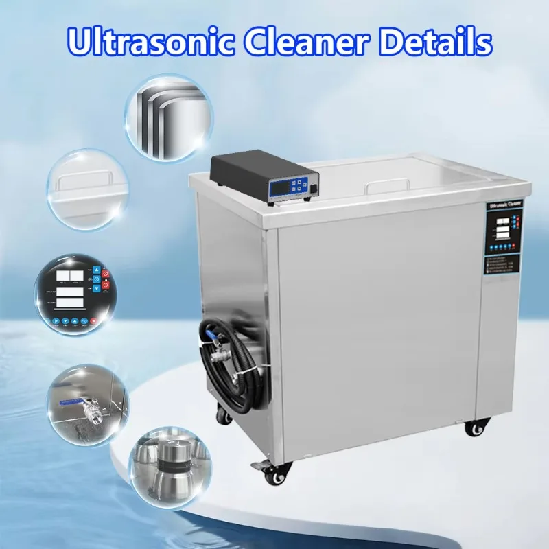 New Industrial Ultrasonic Cleaner with Enhanced Heating Function and Control Panel Industrial Commercial Cleaning Equipment