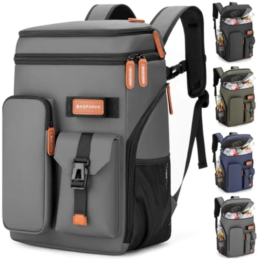 

Термосумка-рюкзак на 33/45 банок, многофункциональная двухслойная герметичная сумка-холодильник с нагрудным ремнем, большая вместимость, легкий вес