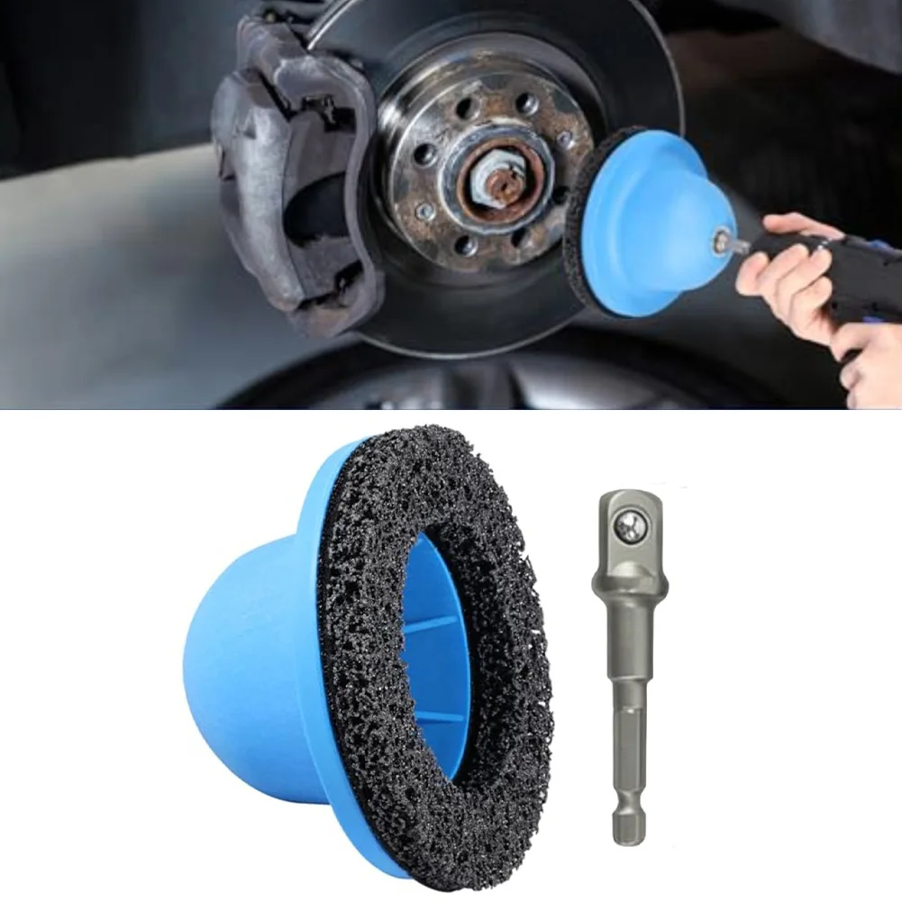 Wheel Hub Grinder Machine Disc With 1/2inch Extension Rod For Replacing Wheel Rims Cleaning Wheel Hubs Car Maintenance Tool