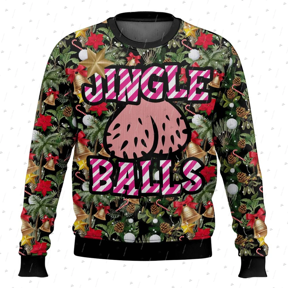 

Рождественский уродливый свитер, косплей, Санта-Клаус, домашнее животное, аниме, мультяшный череп, винтажный зимний пуловер в стиле Харадзюку с 3D принтом, забавный с длинными рукавами 8