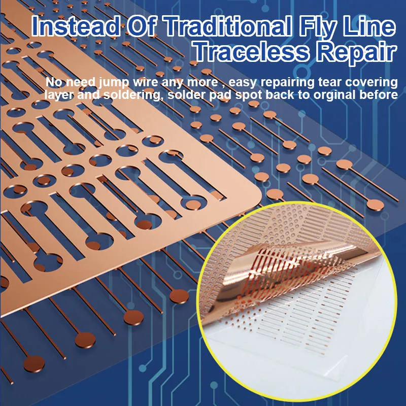 B&R IC-08A Flywire Repair Spot Welding Patch Soldering Plates With Ultra-thin And Fixed Pins Quickly Dot-Repairing Welding Tool