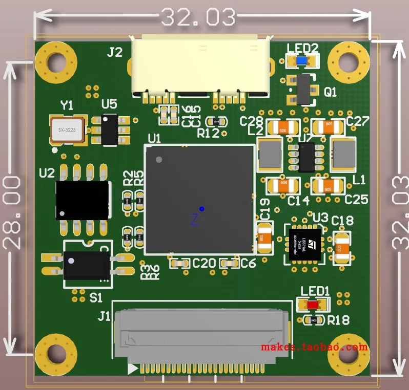 CYUSB3065 USB3.0 MIPI UVC Module