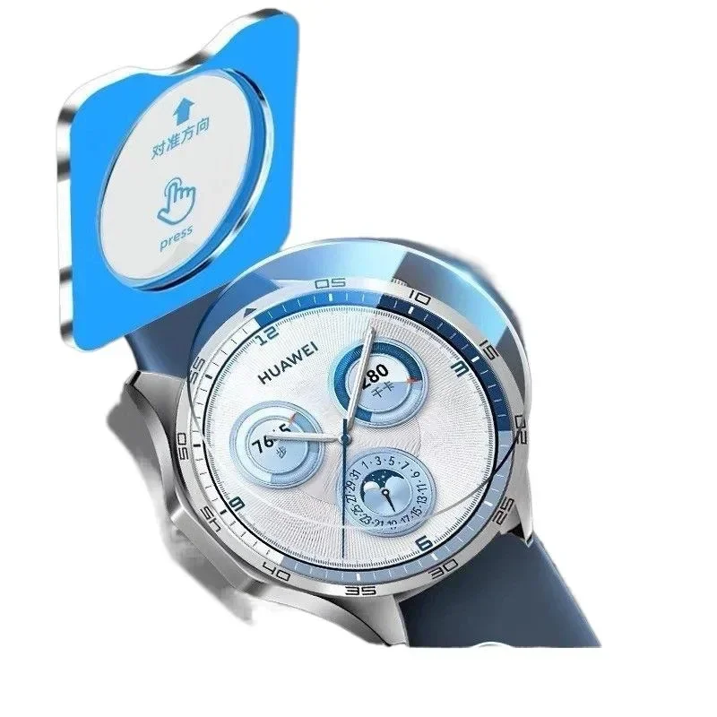 For Huawei Watch GT5 GT4 GT3 GT2 Pro GT - Privacy First Tempered Shield, Anti-Glare Screen Protector, Easy Install Suction Handl