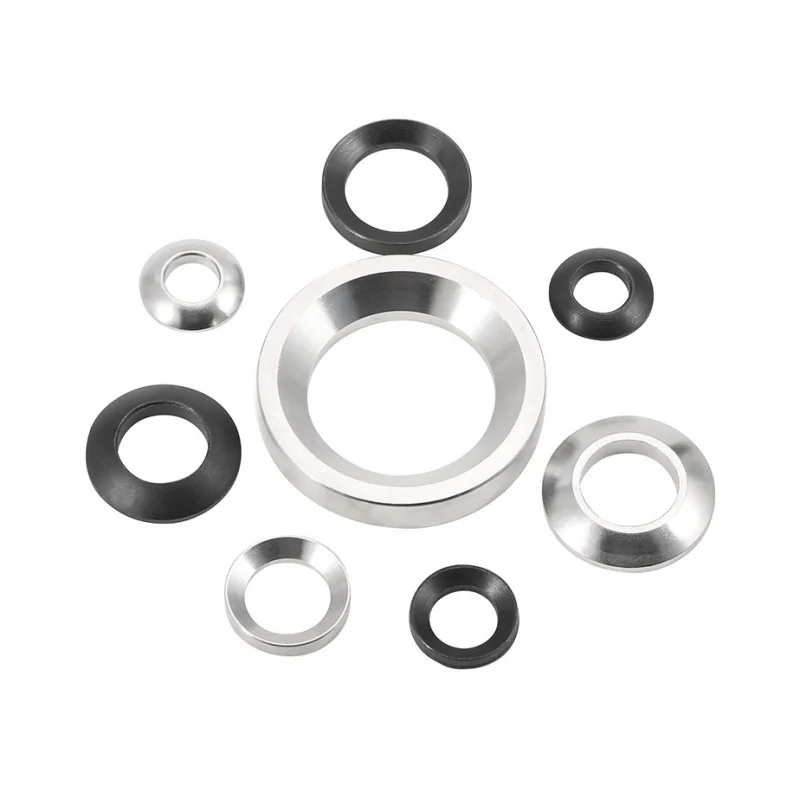 Conical Spherical WasherCountersunk Washer Stainless Steel Concave Convex Cone Gasket Carbon Steel M6 M8 M10 M12 M16 M20 M24-M48