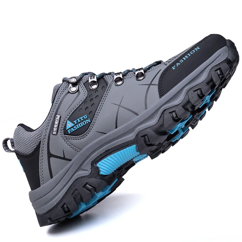 Men's thick soled comfortable outdoor hiking shoes, winter thick and warm travel, new durable and breathable sports shoes