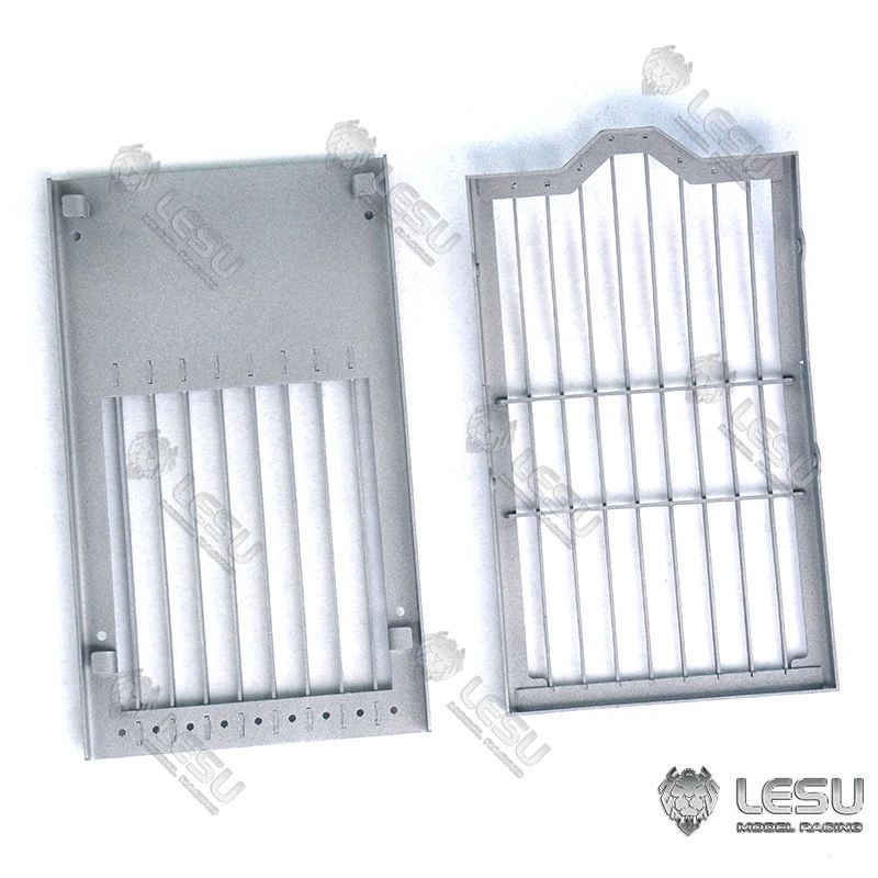 RC 1/14 LESU Metal Protective Fences for Tamiya Hydraulic Excavator Loader Dump Truck for SCANIA VOLVO Trailer Tipper DIY Parts