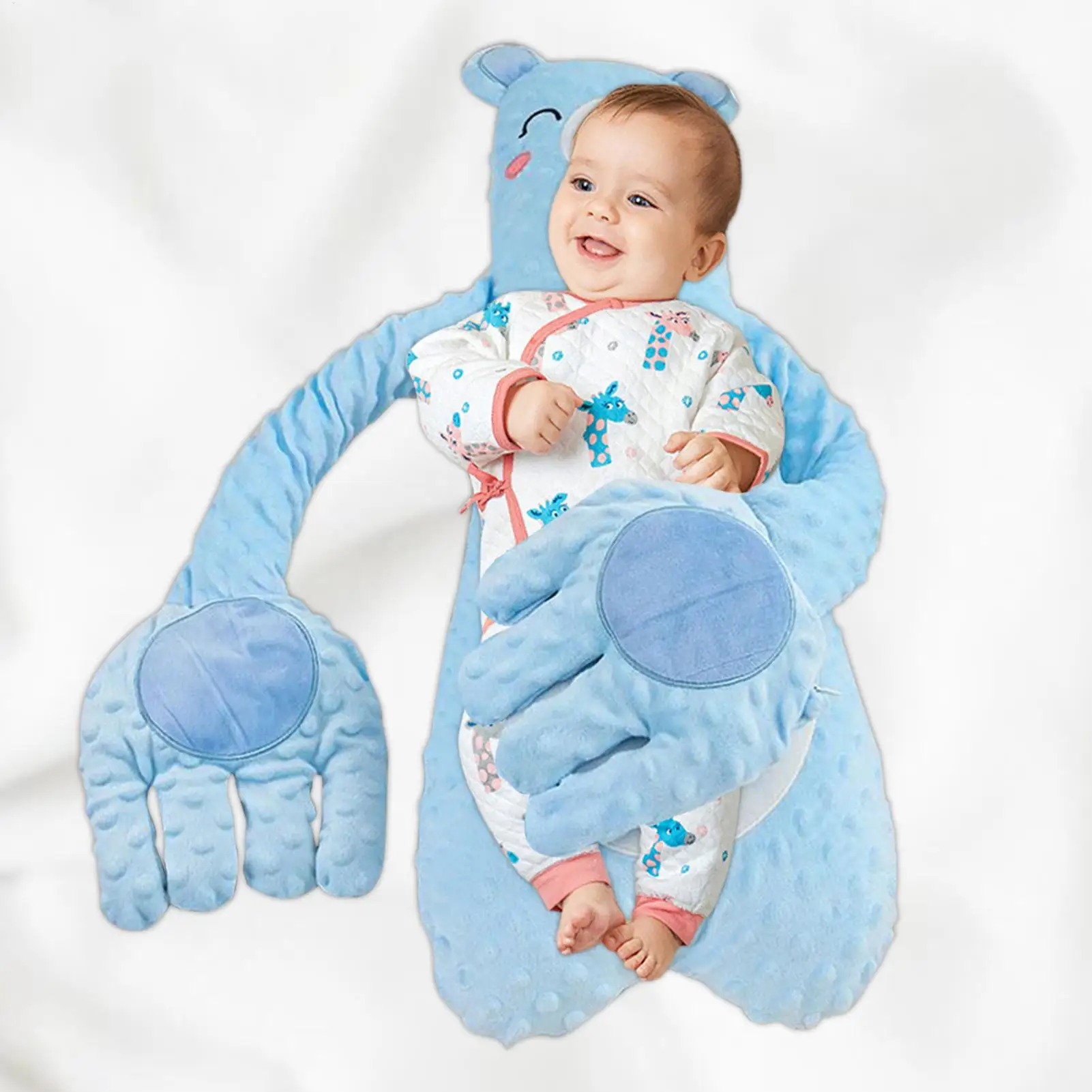 Baby Rustgevende Palm Kinderen Dutje Hulp Patter 3-Niveaus Schrikpreventie Baby Rustgevende Palm voor Wandelwagen Reizen Wieg Verpleging