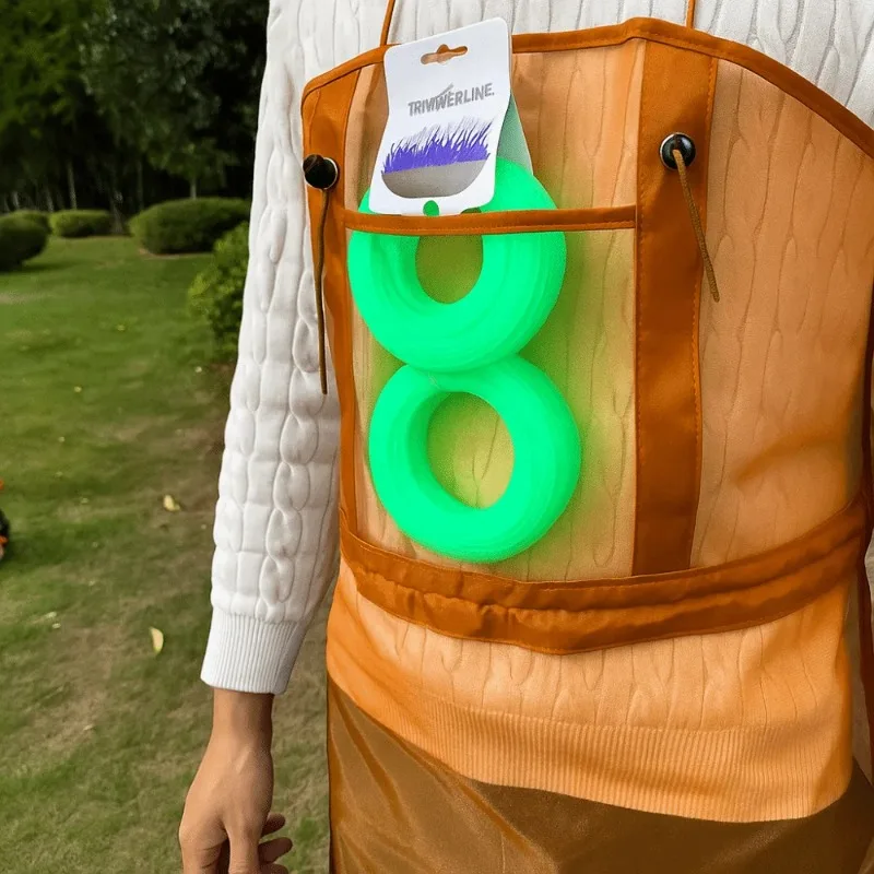 Breathable Mesh Lawn Mower Apron with Pockets  Lightweight  Protective Grass Apron Garden Tool image 3