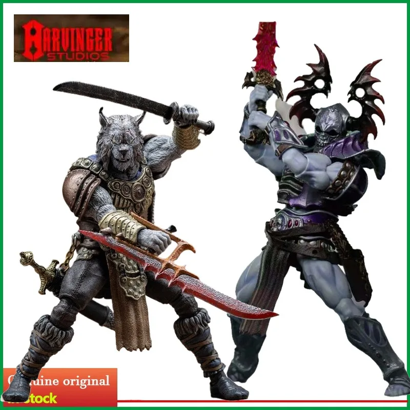 Prehistoric HS Studio Produces 1/12 Finished Movable Character Models Savage Furnace Double Swords Lynx, and Purgatory Figurines
