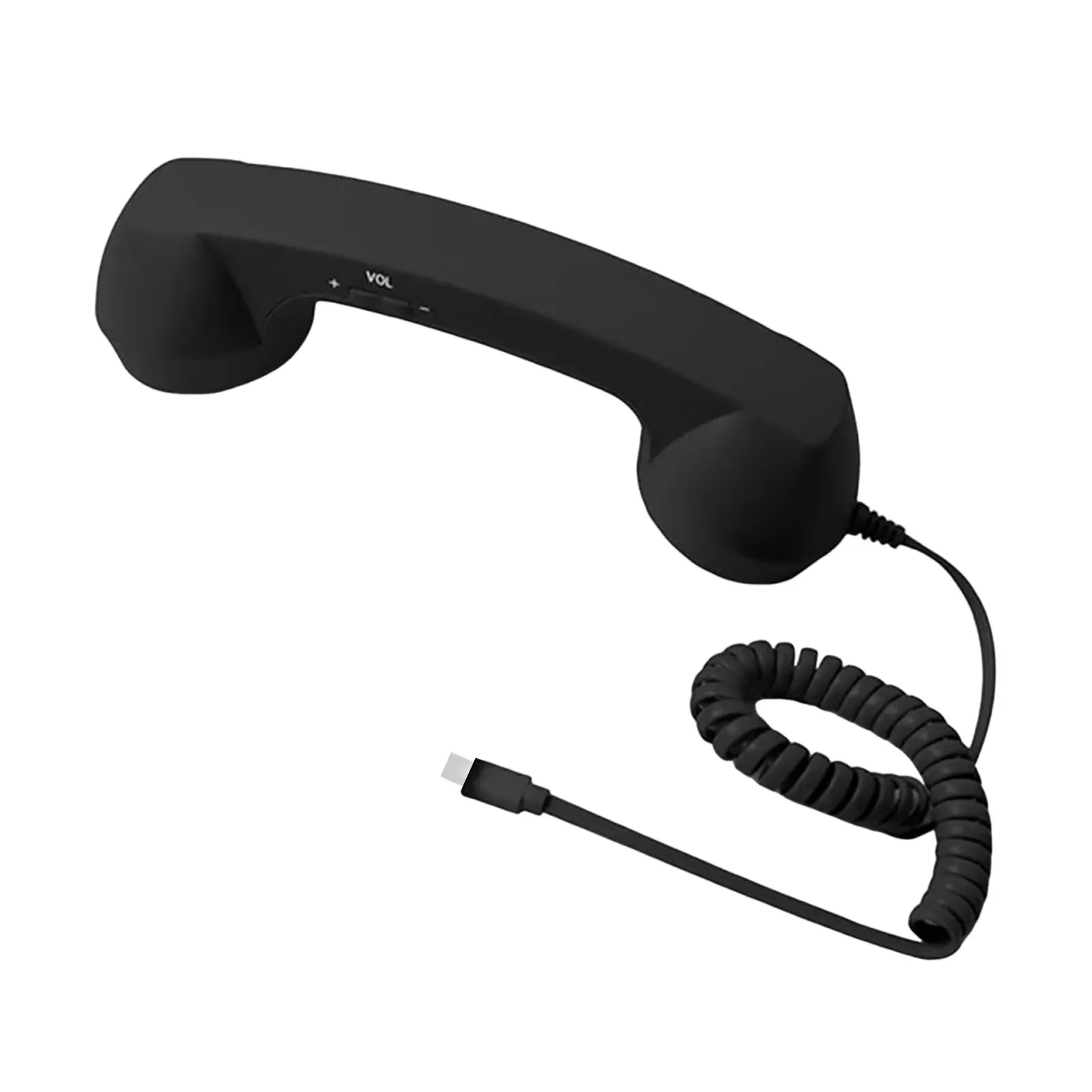 Retro Phone Handset Multifunction Handheld Cell Phone Receiver Type-C Creative Telephone Head for Mobile Phones Computers
