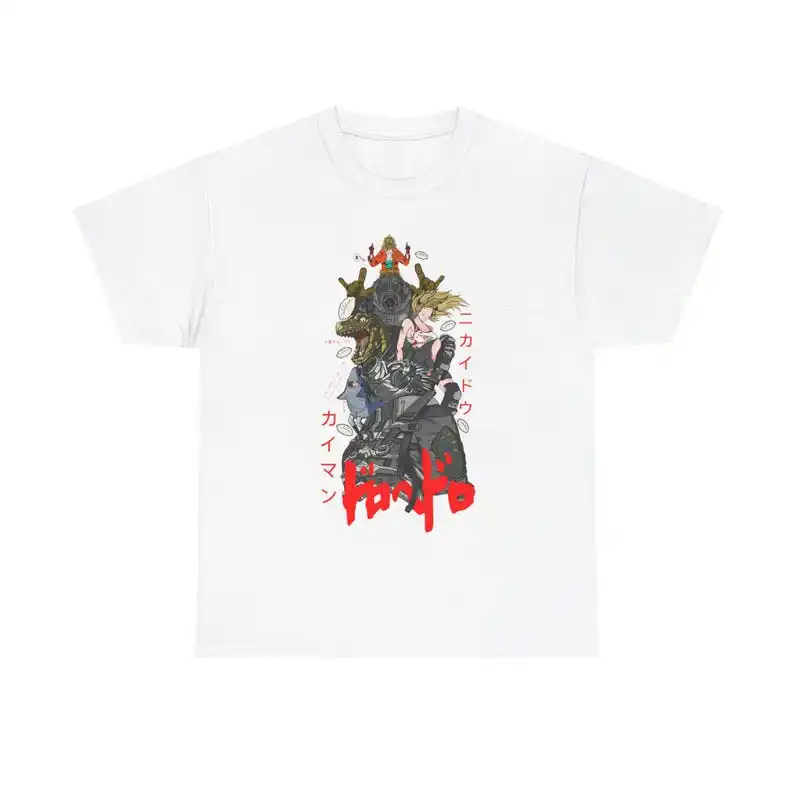 Summer Fashion Tee Men Women Vintage Top Dorohedoro Anime Shirt Hip Hop Streetwear Oversized Tshirt Short Sleeve Casual Clothing