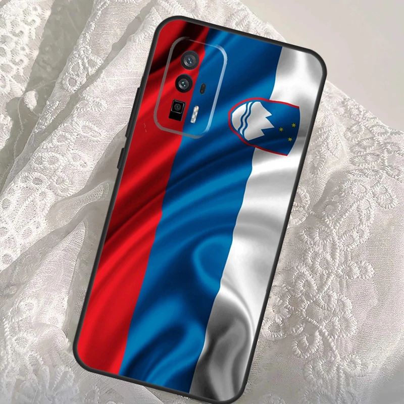 Slovenia Slovenija Flag Case For Xiaomi 14T Pro 13T 12T 11T 13 14 Ultra POCO F6 Pro M6 M5s F3 F5 X3 X5 X6 Pro Cover