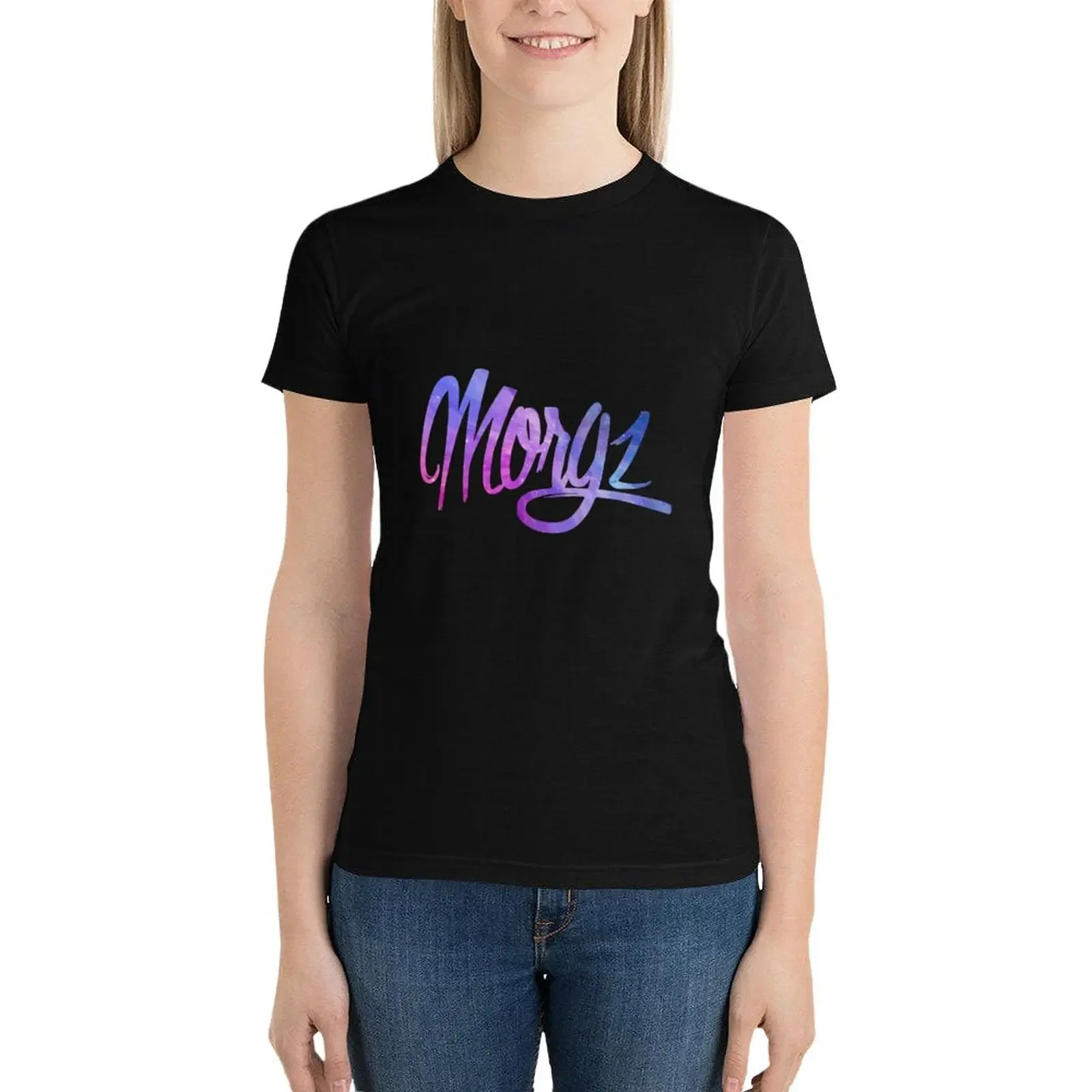 

Youth Morgz Galaxy Logo T-Shirt graphics tops designer clothes Women luxury