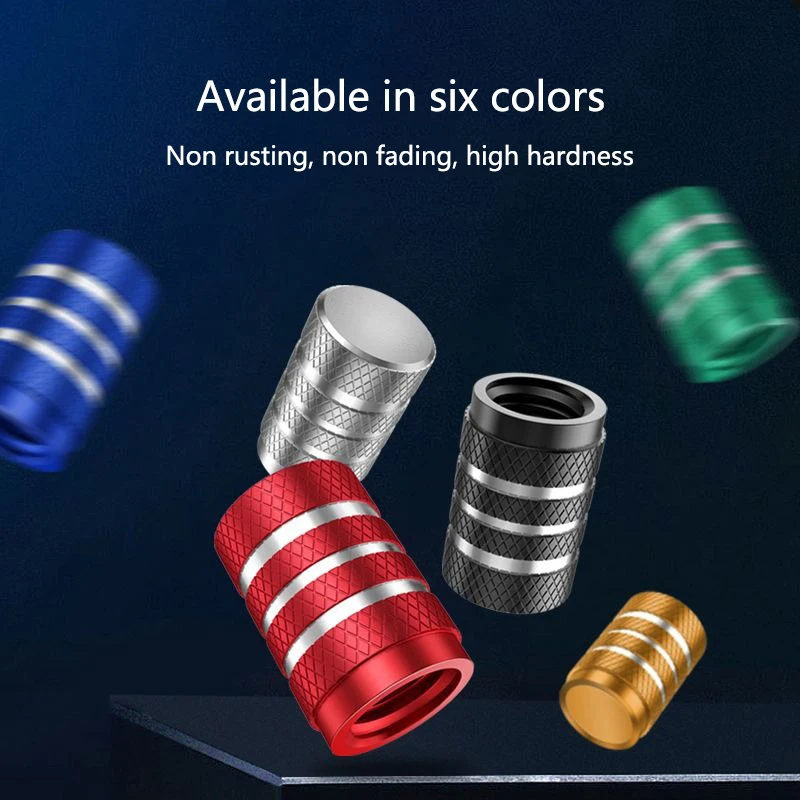 For VW Polo Golf 5 6 7 Passat B5 B6 B7 Touran Bora Beetle Jetta Rline GTI Lavida CC Car Tire Valve Cap Tyre Cover Accessories