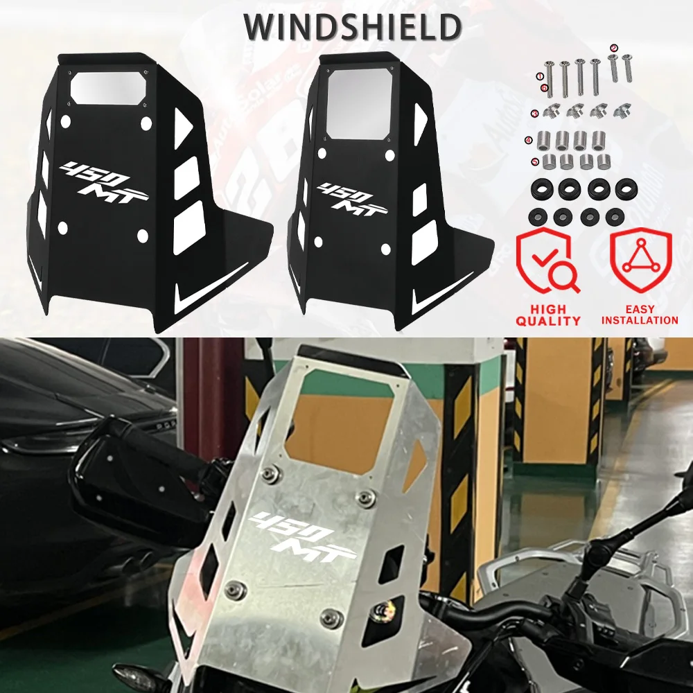 

Для CFMOTO 450MT MT450 2024-2025-2026 лобовое стекло 450 MT Защитная пленка для лобового стекла для CF moto 450MT аксессуары