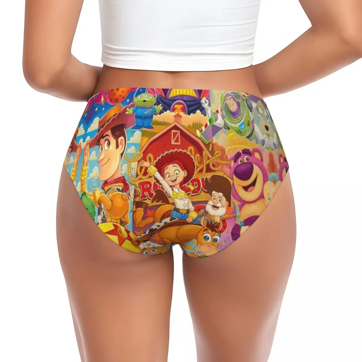 Custom Women's Toy Story Character Panties Comfort Briefs Underwear